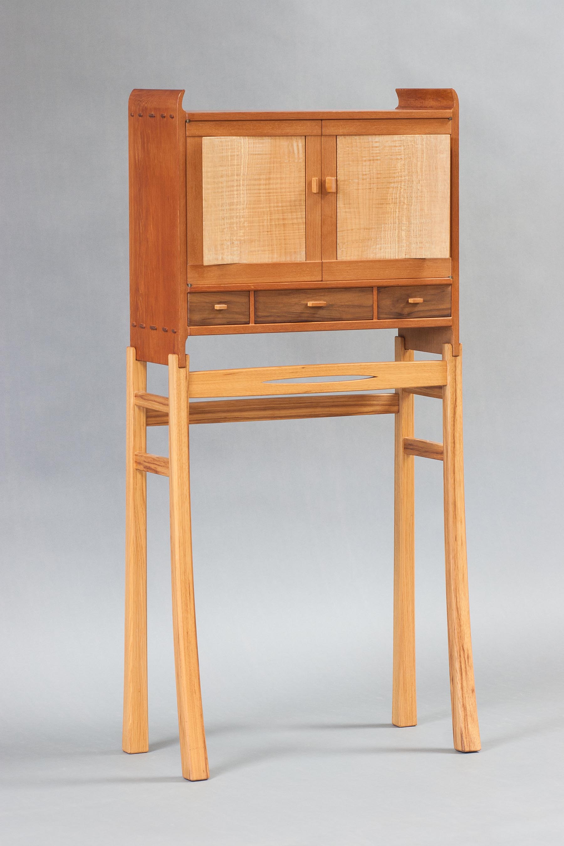 Teak Cabinet on a Stand